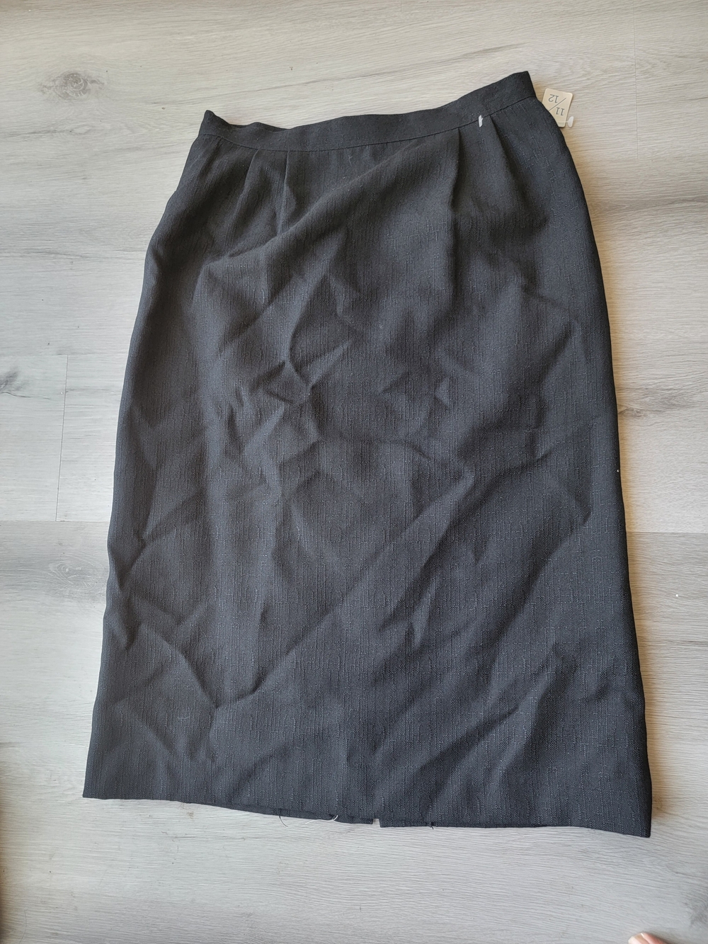 Classic Black Pencil Skirt - Women's Tailored Work Skirt